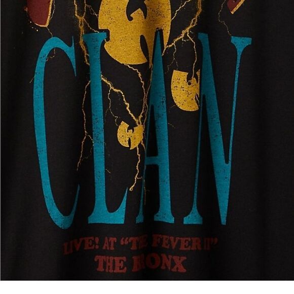 New Torrid WuTang Clan Crew Neck Tee Black 4XL - Picture 2 of 8